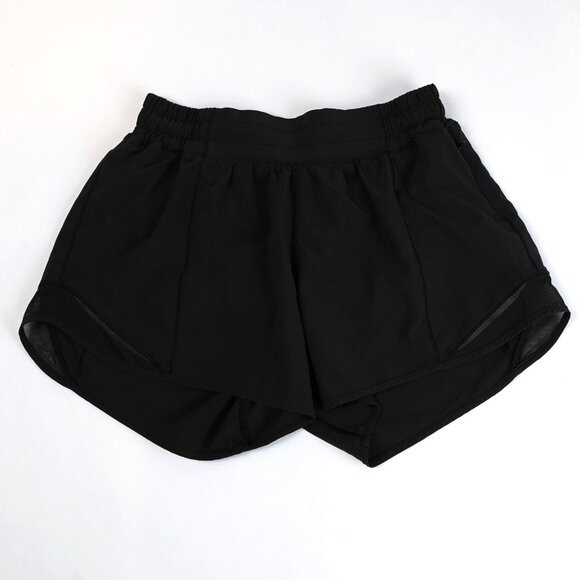 Lululemon Hotty Hot Short II *Long 4" Inseam Black - Size 6 Tall - Picture 1 of 6